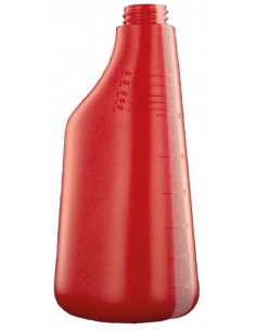 Botella roja HDPE con escala para diluciones - NOTODOESDETAIL
