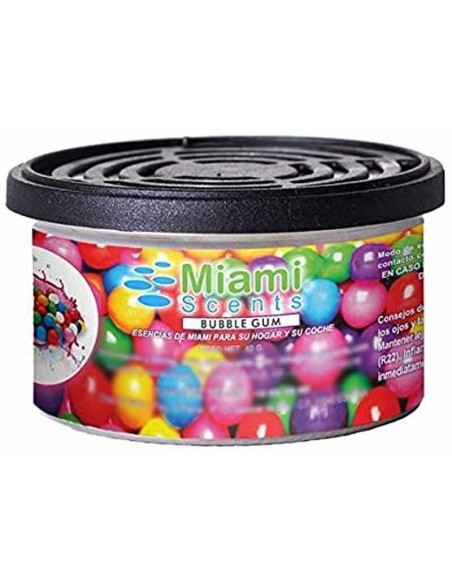 Miami Scents BUBBLE GUM - Ambientador en lata con aroma a chicle - NOTODOESDETAIL