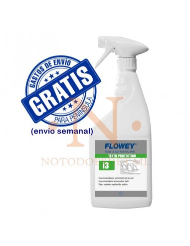 Flowey i3 TEXTIL PROTECTION 750ml - Protector textil antimanchas - NOTODOESDETAIL