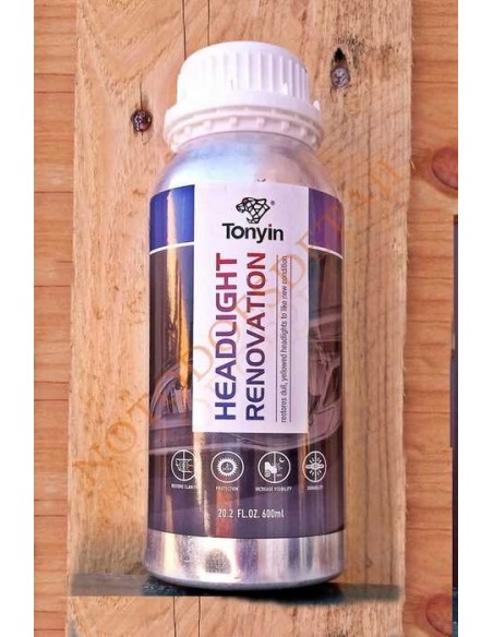 Tonyin HEADLIGHT RENOVATION 600ml - Polímero líquido para faros - NOTODOESDETAIL