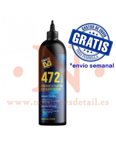 Virtus 472 DEEP GLOSS CERAMIC ULTRAFINE CUT POLISH 500ml - Pulimento de acabado con protección cerámica - NOTODOESDETAIL