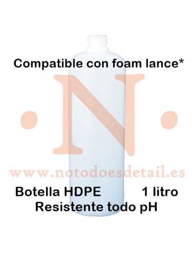 Botella 1 litro HDPE - Resistente...