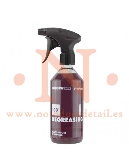 Innovacar 100% DEGREASING 500ml - Desengrasante para todo tipo de superficies - NOTODOESDETAIL