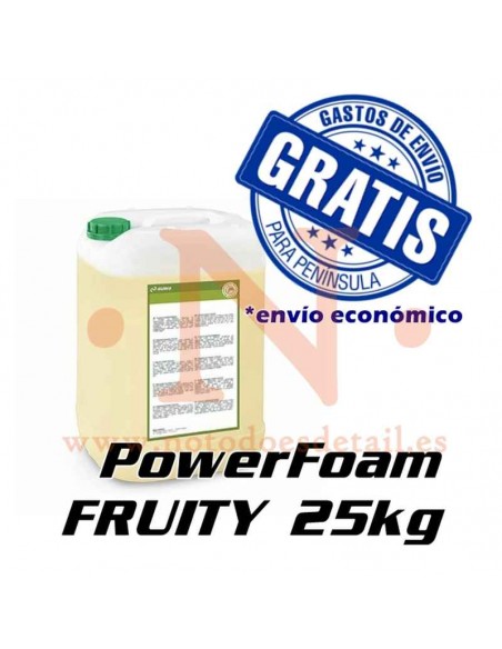 WashTec-Auwa POWERFOAM FRUITY 25kg - Espuma activa con olor a frambuesas - NOTODOESDETAIL