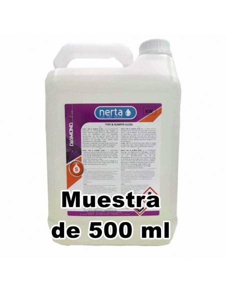 Nerta TYRE SHINE & BUMPER GLOSS 500ml - Restaurador brillo neumáticos, gomas y paragolpes - NOTODOESDETAIL