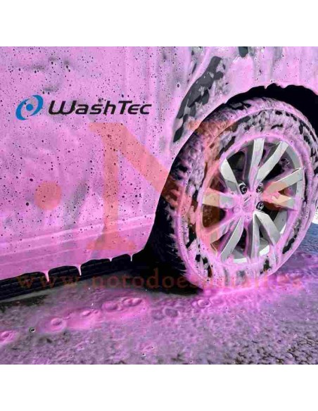 WashTec-Auwa FOAM PINK - Foto real de espuma alcalina de color rosa - NOTODOESDETAIL