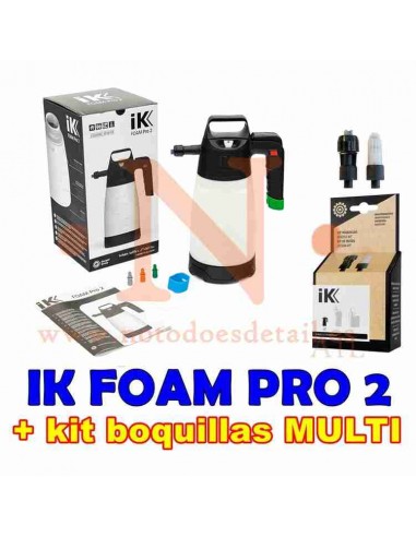 Pack IK FOAM PRO 2 + boquillas MULTI - Convierte tu FOAM en una MULTI - NOTODOESDETAIL