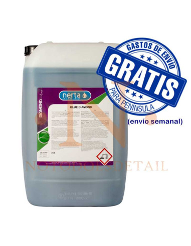 Nerta BLUE Diamond 20 ltr - Jabón espumante seguro para metales y gomas PROFESIONAL - NOTODOESDETAIL