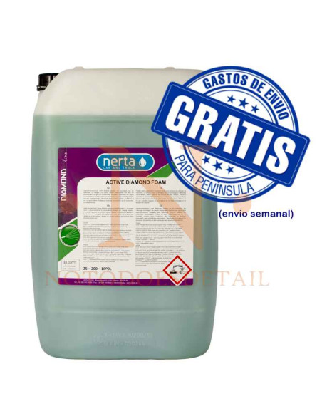 Nerta ACTIVE DIAMOND FOAM 20 litros - Prelavado en espuma para alta suciedad - NOTODOESDETAIL