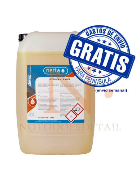 Nerta INTERIOR CLEANER 20 litros - APC concentrado - NOTODOESDETAIL